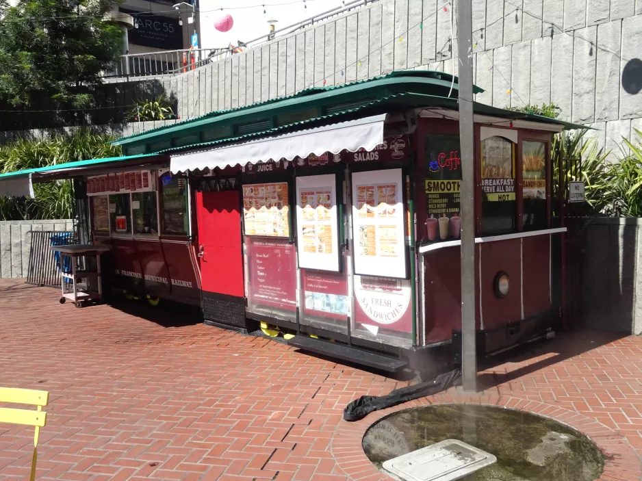 San Francisco kabelsporvogn på Powell Street Station (2023)