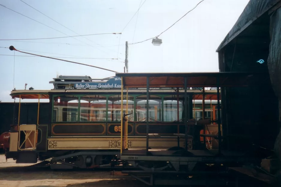 Schönberger Strand åben bivogn 93 foran Museumsbahnen (1997)