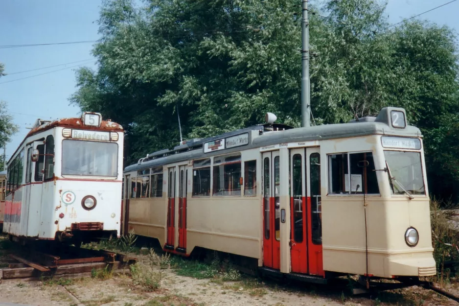 Schönberger Strand motorvogn 195 ved Museumsbahnen (1997)