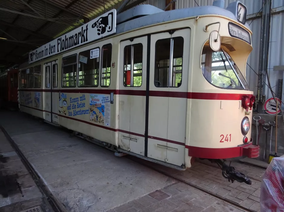 Schönberger Strand motorvogn 241 inde i Museumsbahnen (2023)