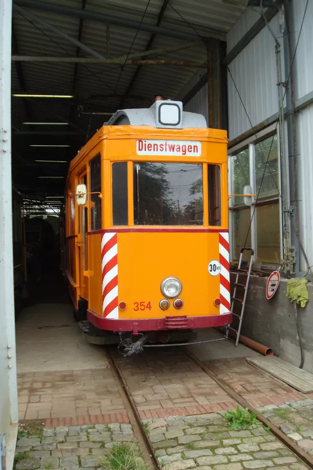 Schönberger Strand slibevogn 354 inde i Museumsbahnen (2011)