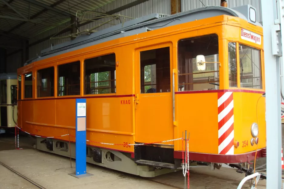 Schönberger Strand slibevogn 354 inde i Museumsbahnen (2013)