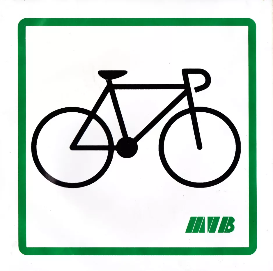 Skilt: Magdeburg  Skilt til cykelparkering (2006)
