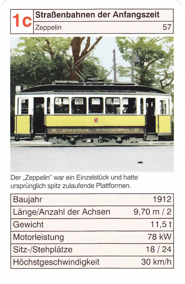 Spillekort: Karlsruhe motorvogn 57 (2002)