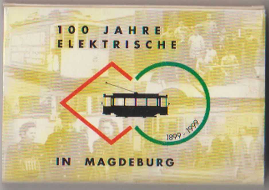 Tændstikæske: Magdeburg, forsiden (1999)