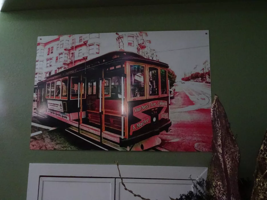 Tegning: San Francisco kabelsporvogn 57 på Hyde Street (2023)