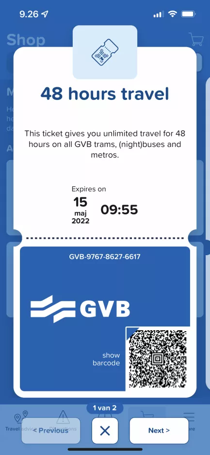 Touristkort: Amsterdam (2022)
