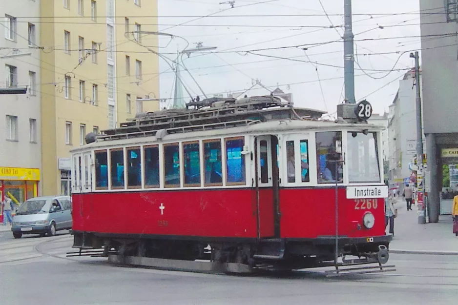 Wien motorvogn 2260 ved Betriebsbahnhof Brigittenau (2005)