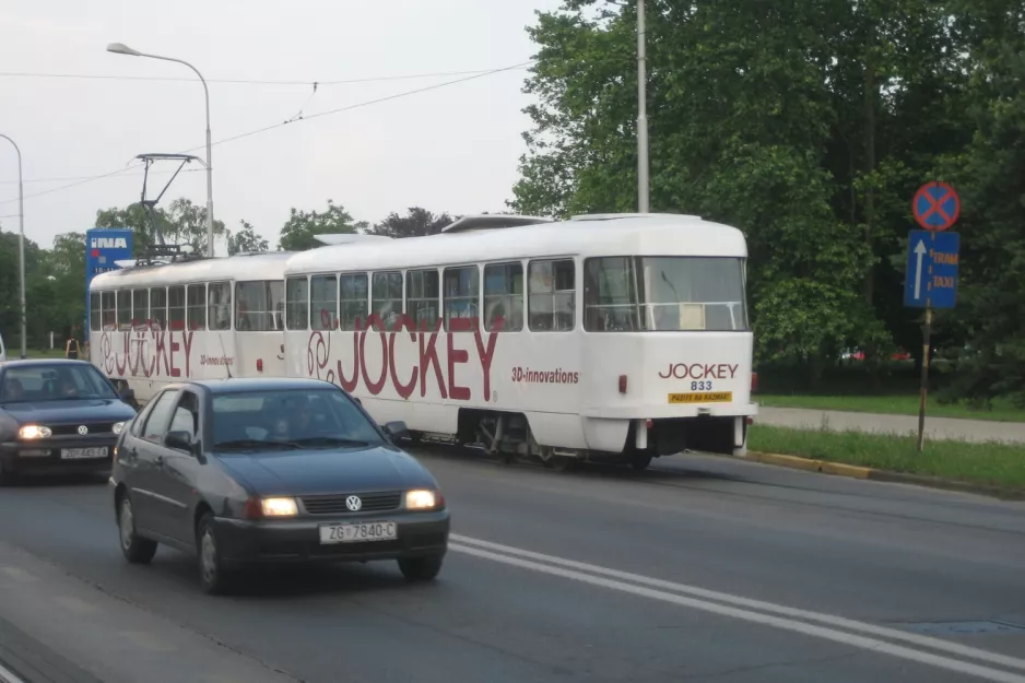 Zagreb bivogn 833 på Maksimirska cesta (2008)
