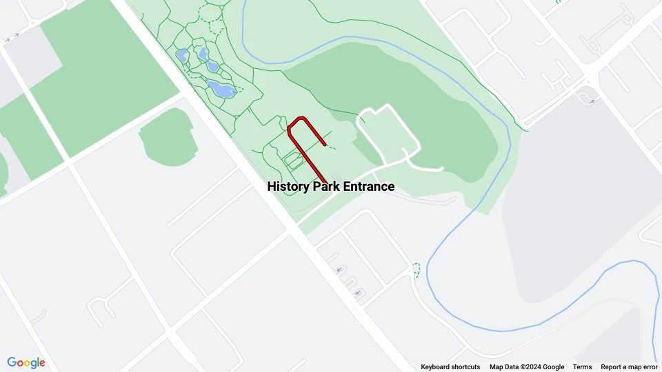 History Park San Jose linjekort