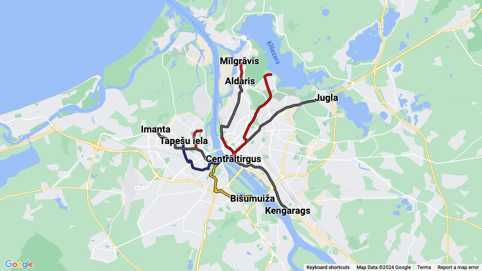 Rīgas Satiksme linjekort
