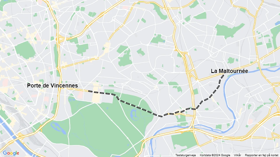 Société des Transport en Commun de la Région Parisienne (STCRP) linjekort