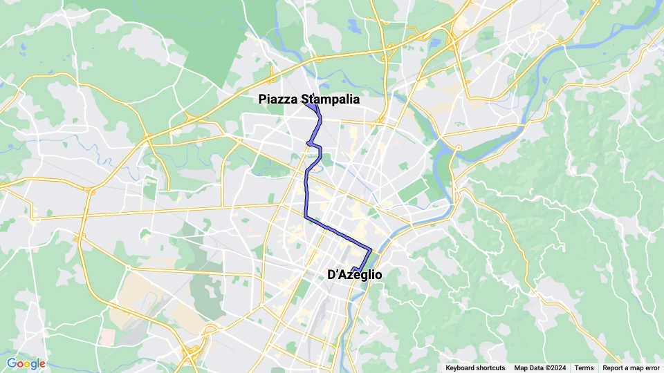Torino sporvognslinje 9: Piazza Stampalia - D