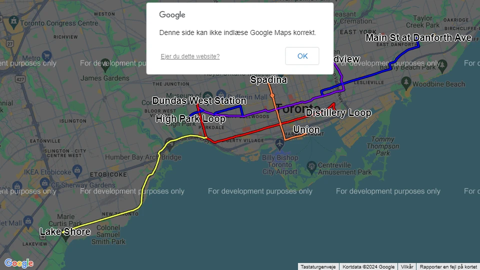 Toronto Transit Commission (TTC) linjekort
