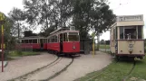 Oldtimer Straßenbahnen am Schönberger Strand (HD)