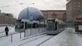 PESA Fokstrot - The new tramway for Moscow from Poland | Winter driving | 1080p
