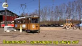 Sporvejsmuseet - Sæsonstart - sporvogne og skarp sol