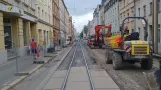 Straßenbahn am 2021 in Gera