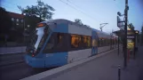 Sweden, Stockholm, tram night ride from Alvik to Liljeholmen
