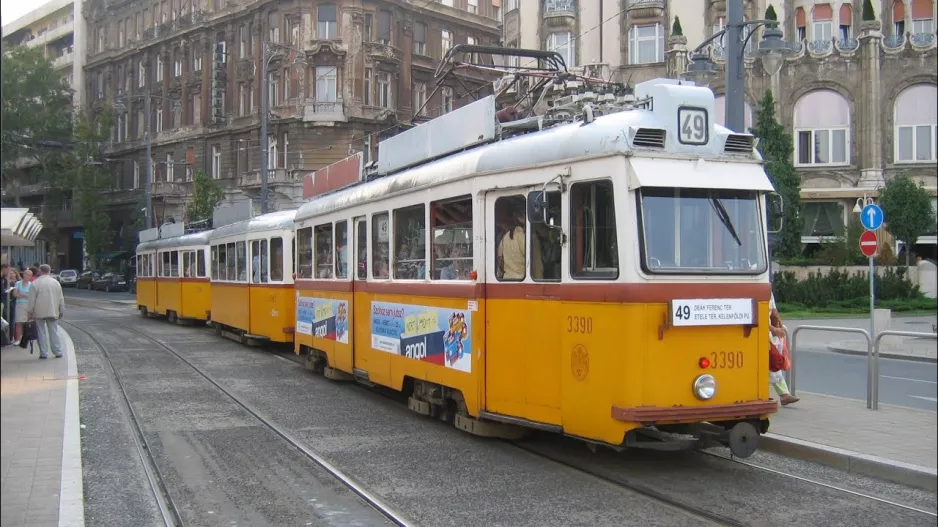 BKV Budapest Sporvogn/sporvogn Type UV