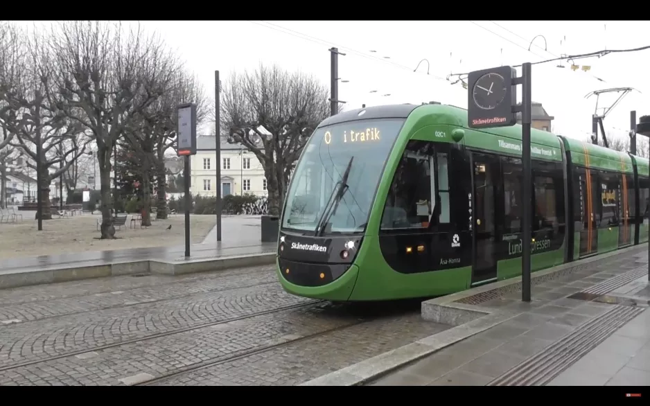 En dag med den nye sporvogn i Lund