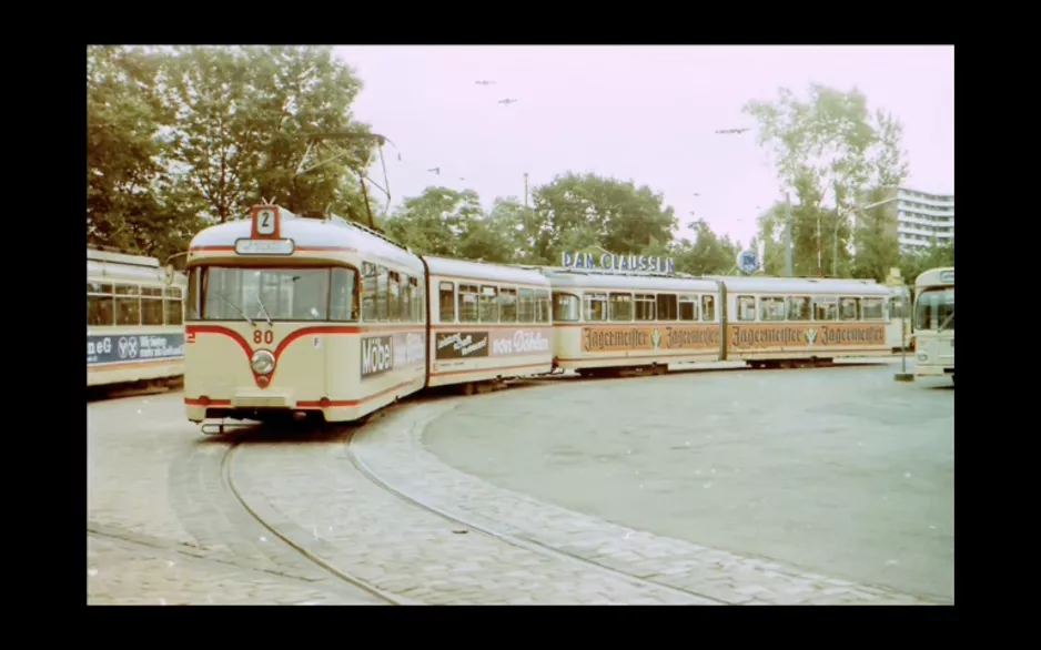 En sporvognstur i Bremerhaven i 1982