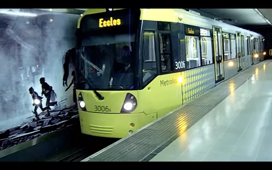 Metrolink Manchester Ny M5000 Bombardier Flexity Swift Tram