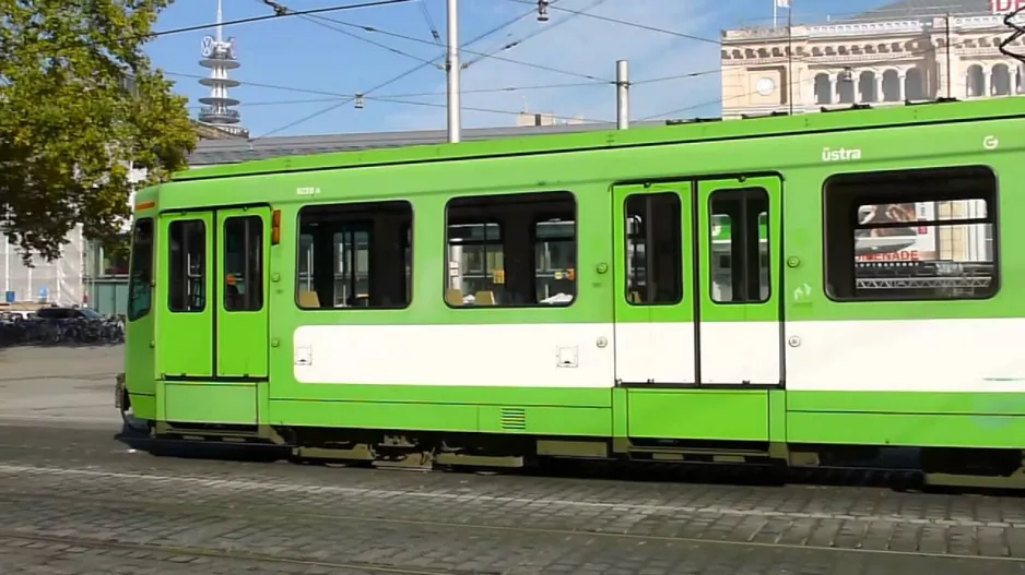 Stadtbahn Hannover TW 6000 Üstra. Metro Den Grønne Letbane