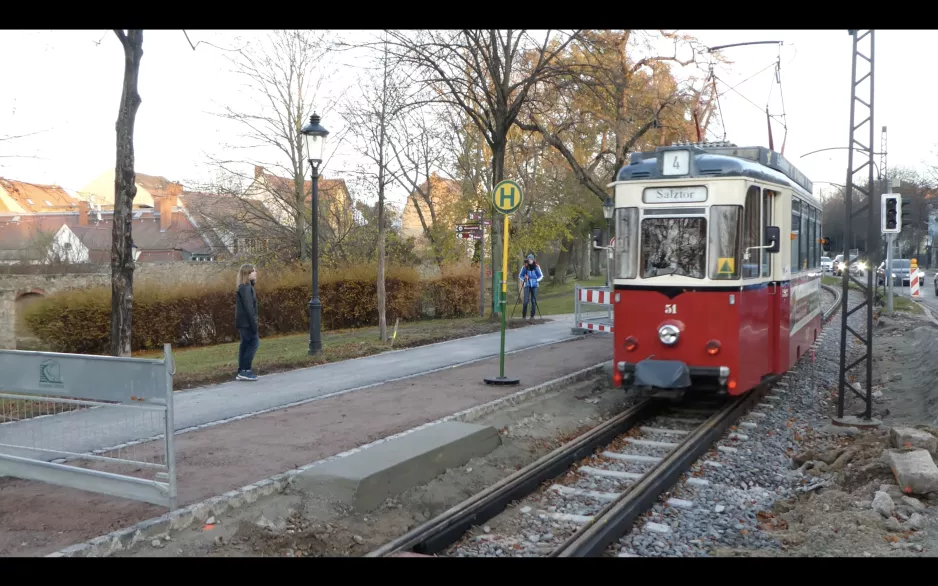 Streckenverlängerung Naumburger Straßenbahn