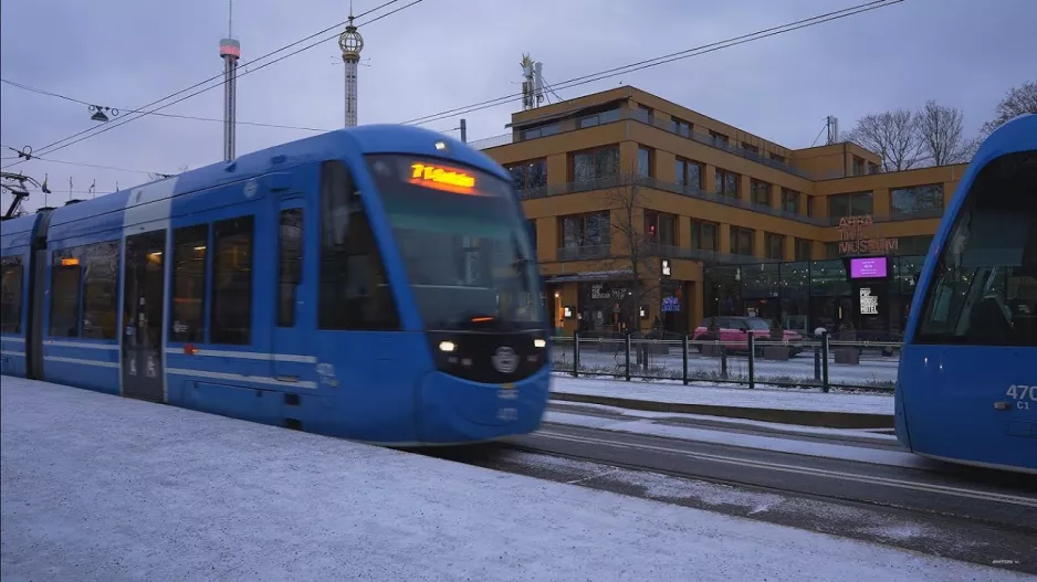 Sverige, Stockholm, sporvognstur fra Gröna Lund til T-Centralen